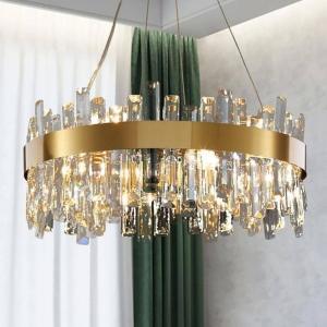 CRYSTAL CEILING FAN WITH LED LIGHT