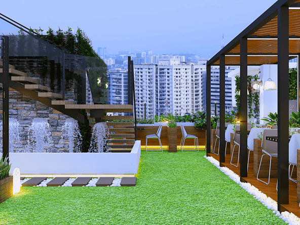 Villa relaxing green view