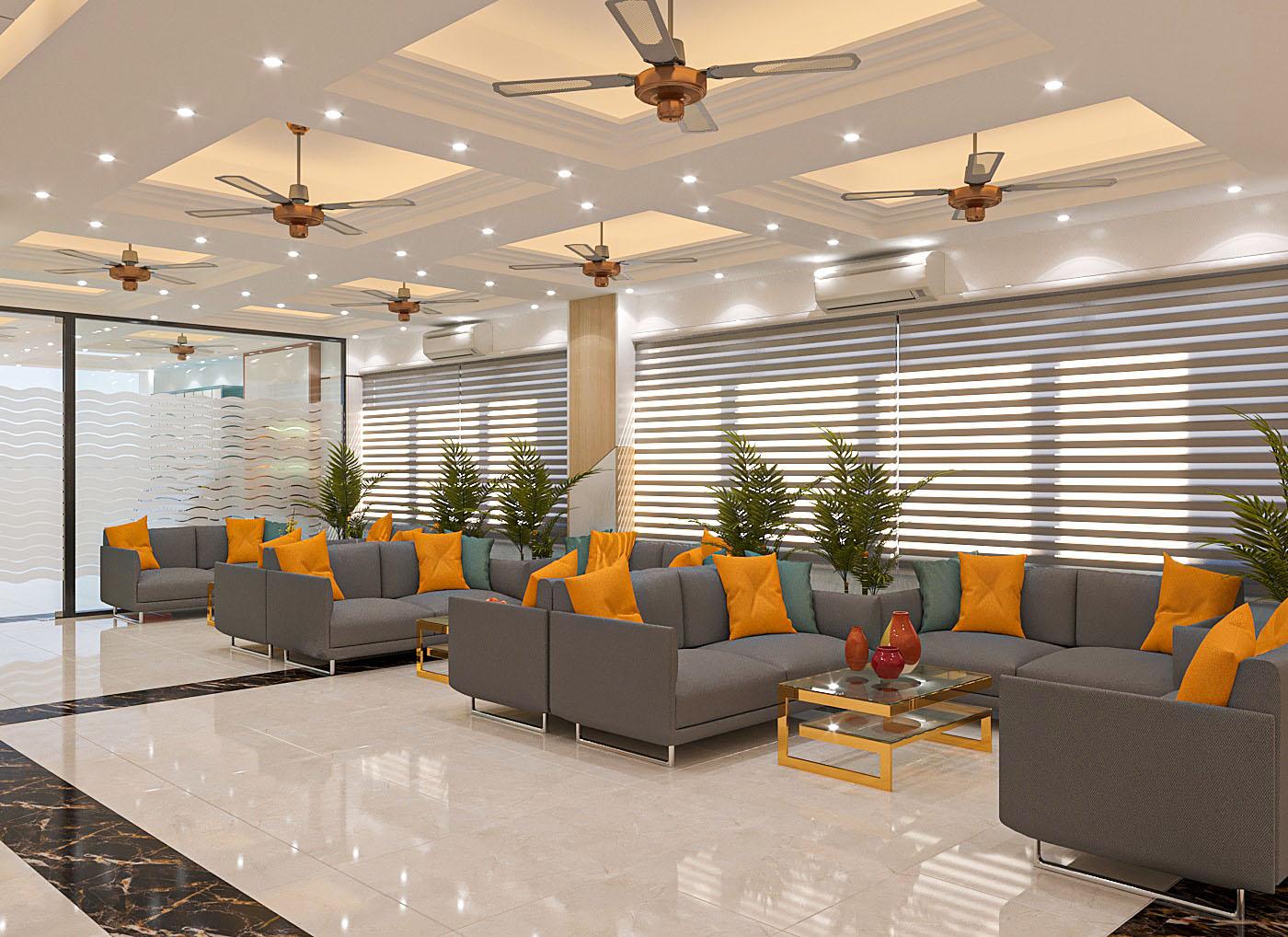 Modern healthcare consultation room interior design concept