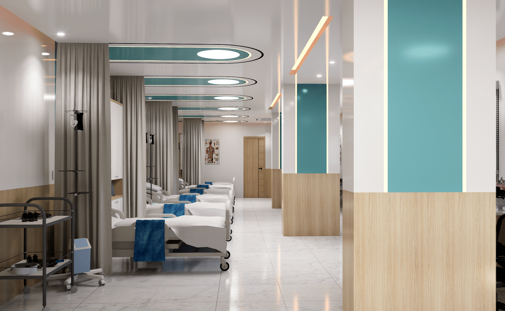 ICU & CCU interior planning 10 CCU Interior